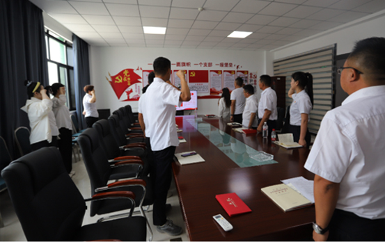 尉犁必赢网络游戏平台结合党支部发展迎“七一”主题党日活动 共庆建党104周年